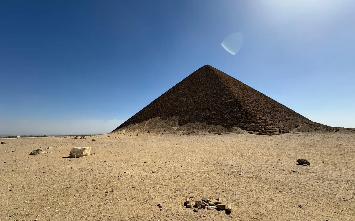 The step pyramid of Djoser at Saqqara south of Cairo